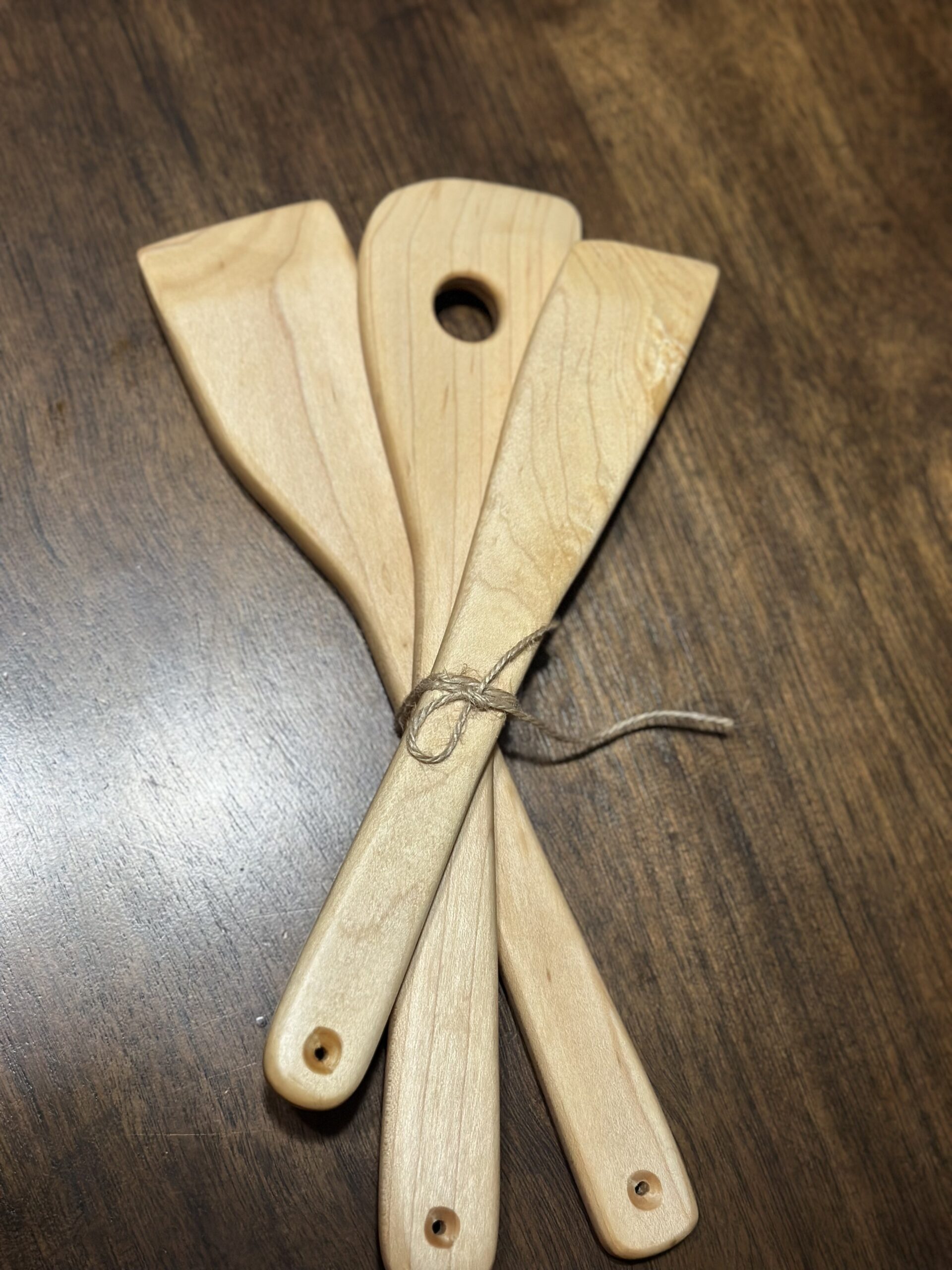 Maple spatula set