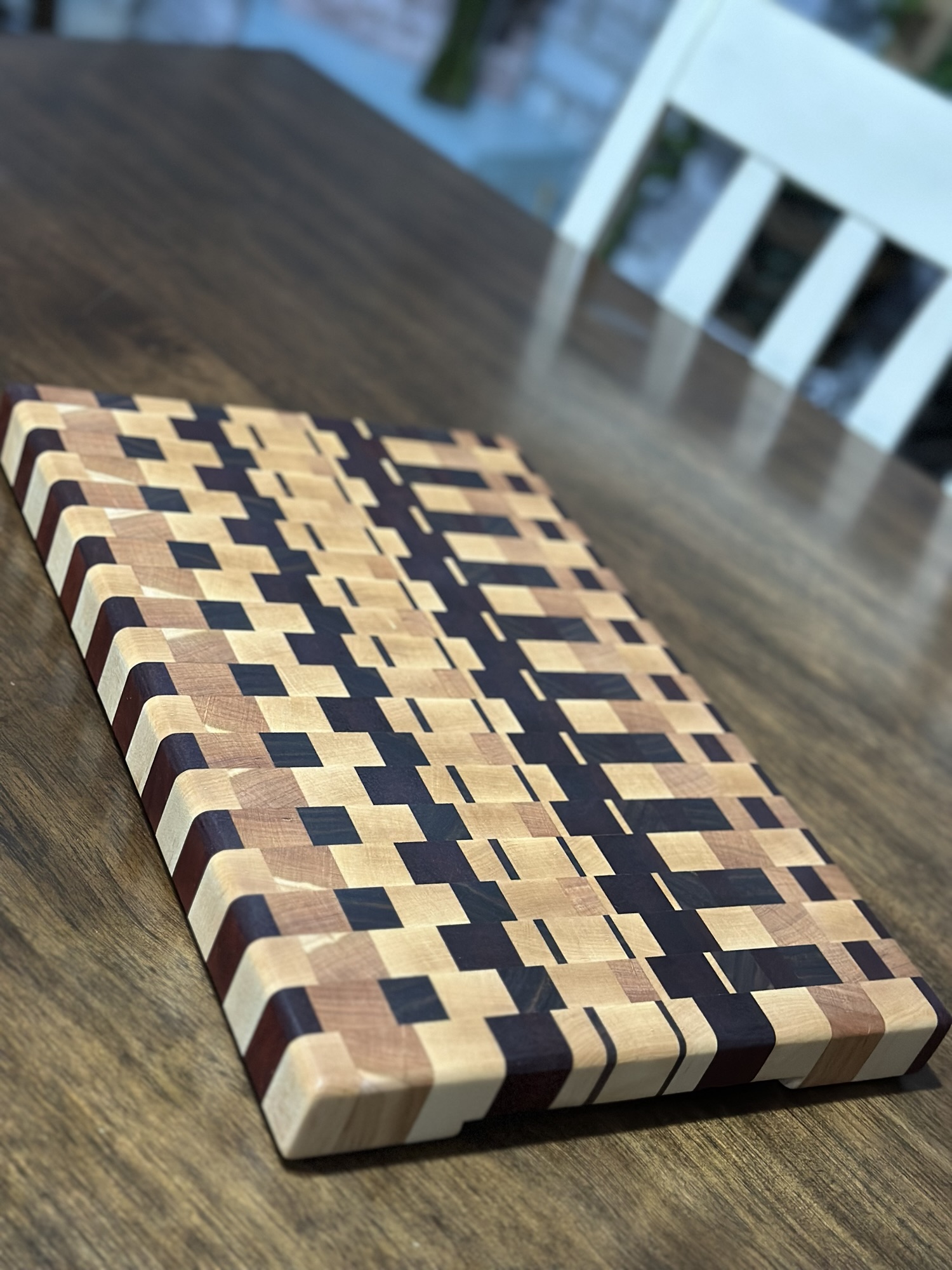 Multi-wood cutting block